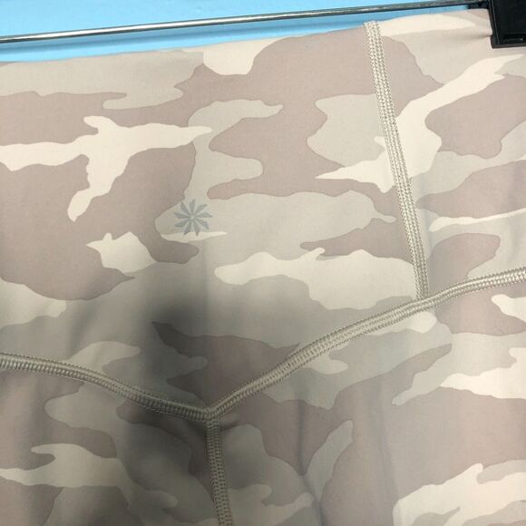 Athleta Elation 7/8 Tights Womens Small Gray Camo High Rise Activewear - Picture 3 of 7